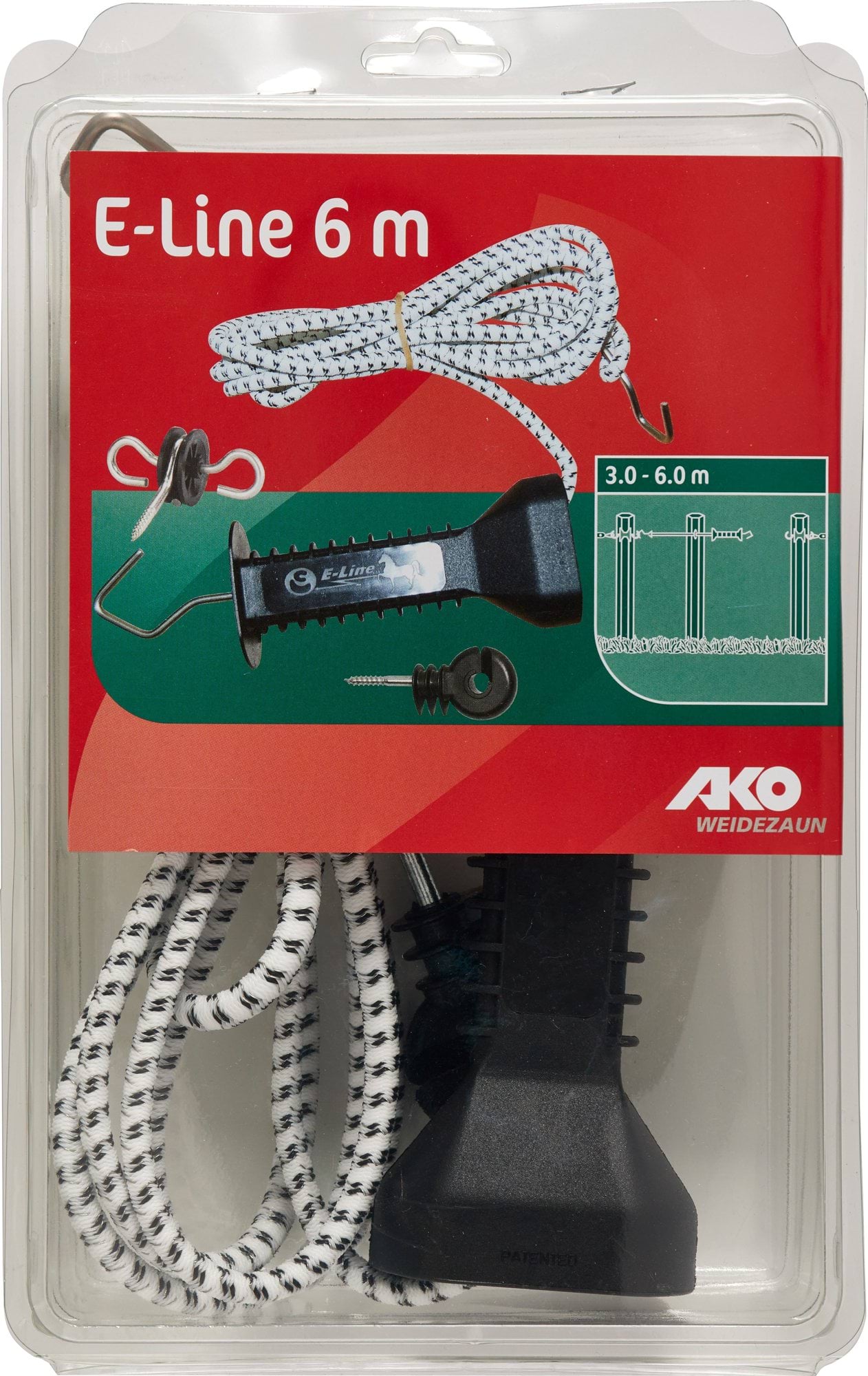 Zestaw bramowy do ogrodzeń elektrycznych E-Line 3-6 m AKO - Cavalo